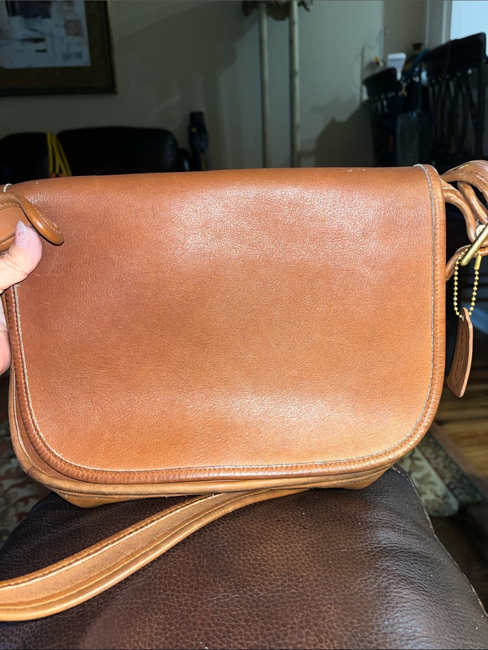 EUC Authentic Vintage Coach Patricia Legacy Leather Crossbody L4C-9951 Made USA